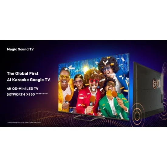 Skyworth Mini LED TV Games 4K 86inch Android HDR